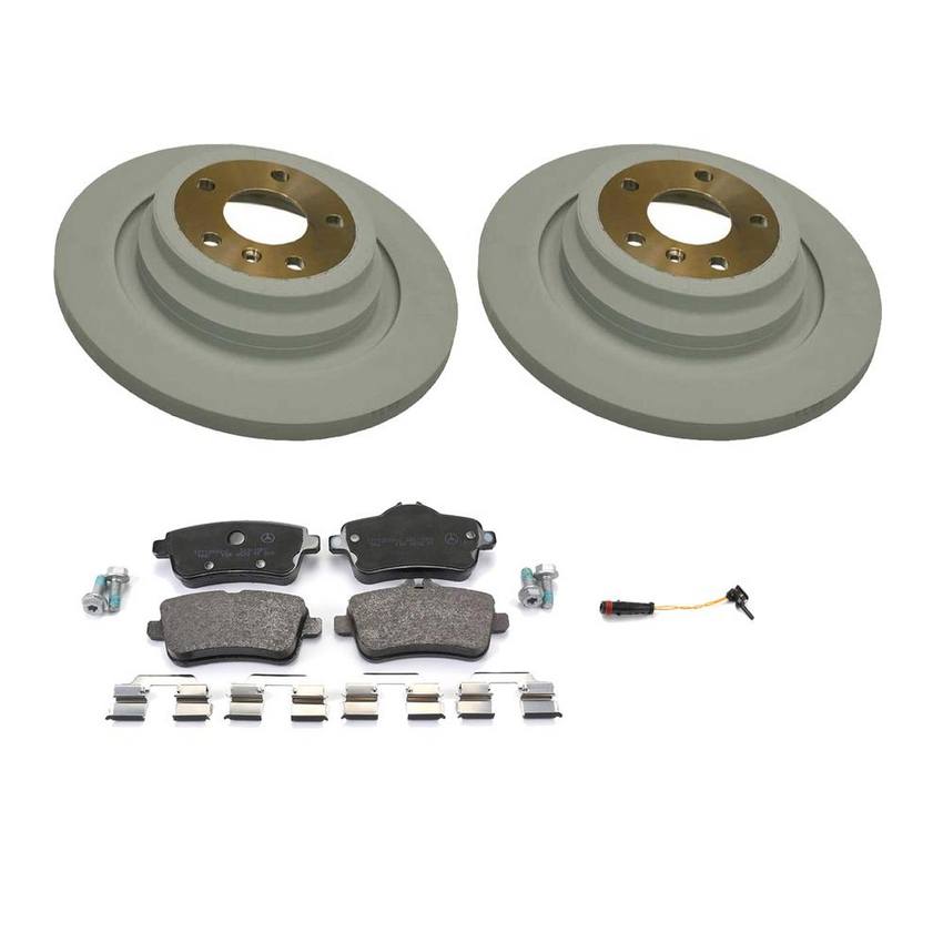 Mercedes Disc Brake Pad and Rotor Kit - Rear (325mm) 2115401717